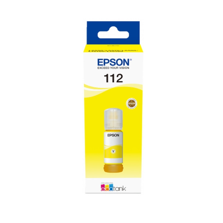Epson 112 EcoTank Pigment Yellow ink bottle