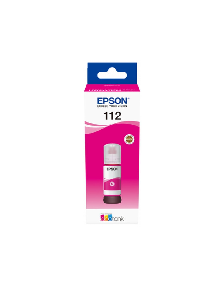 Epson 112 EcoTank Pigment Magenta ink bottle