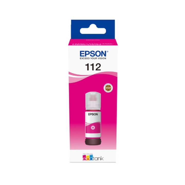 Epson 112 EcoTank Pigment Magenta ink bottle