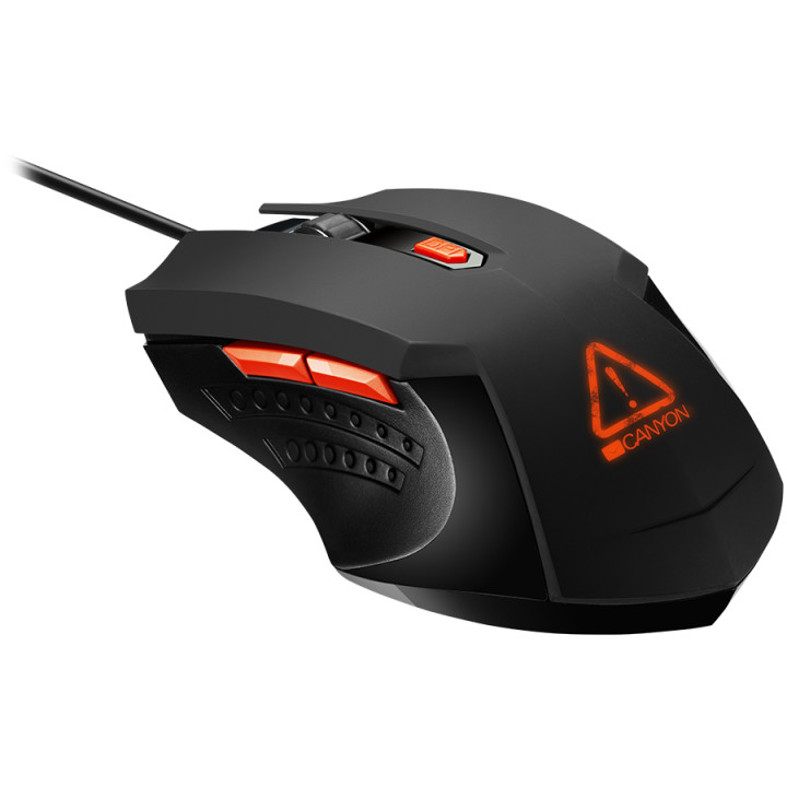 Геймърска мишка Canyon CND-SGM01RGB с 6 програмируеми бутона