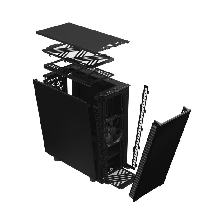 Кутия за компютър Fractal Design DEFINE 7 COMPACT, черен - FD-C-DEF7C-01
