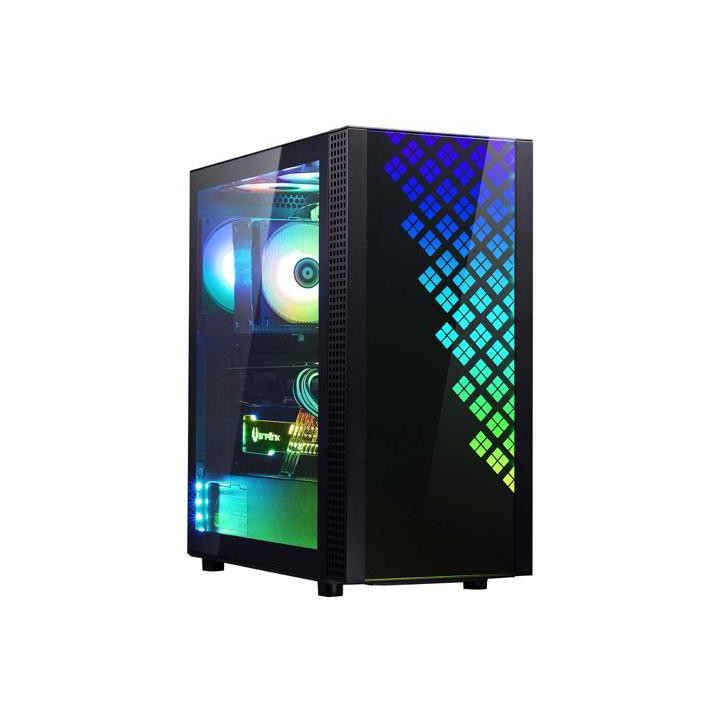 Кутия за компютър Bitfenix DAWN 3 SIDE TG, черен - BFC-DAW-500-KKGSK-RP