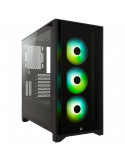 Кутия за компютър Corsair iCUE 4000X RGB TG Black - CC-9011204-WW