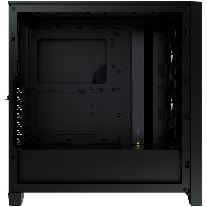 Кутия за компютър Corsair iCUE 4000X RGB TG Black - CC-9011204-WW