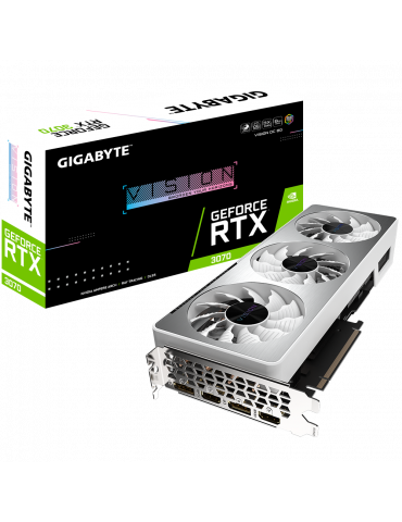 Видео карта Gigabyte RTX 3070 8GB GDDR6 VISION OC - GV-N3070VISION OC-8GD