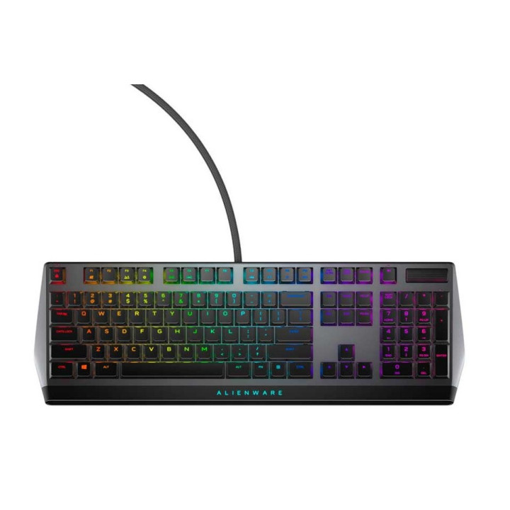Механична геймърска клавиатура Alienware 510K Low-profile RGB - AW510K черен
