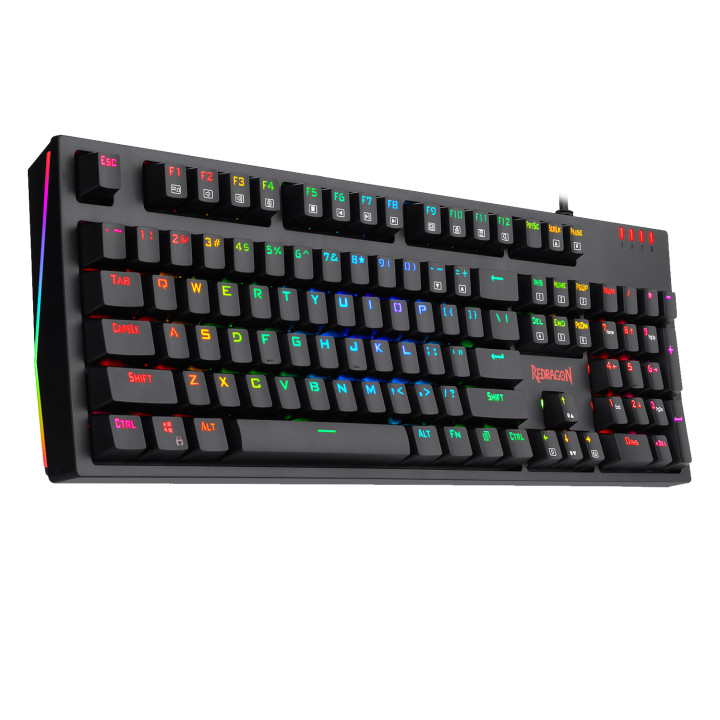 Mеханична геймърска клавиатура Redragon Amsa Pro RGB blue switch K592RGB-PRO-BK