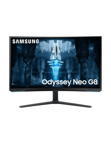 Монитор Samsung Odyssey G8 32", VA Curved Quantum Mini-LED UHD 3840x2160, 240Hz, 1 ms - LS32BG850NPXEN
