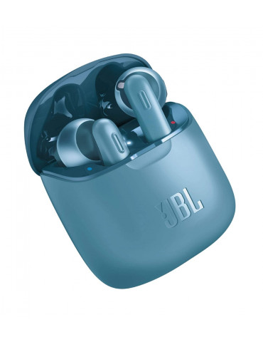 Безжични слушалки тапи JBL T220TWS син