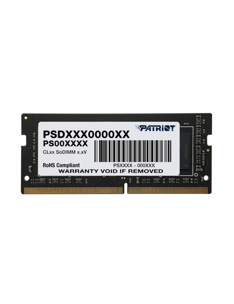 RAM памет Patriot 16GB 3200MHz Signature SC SODIMM - PSD416G320081S