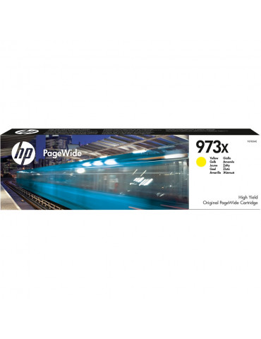 HP 973X High Yield Yellow Original PageWide Cartridge
