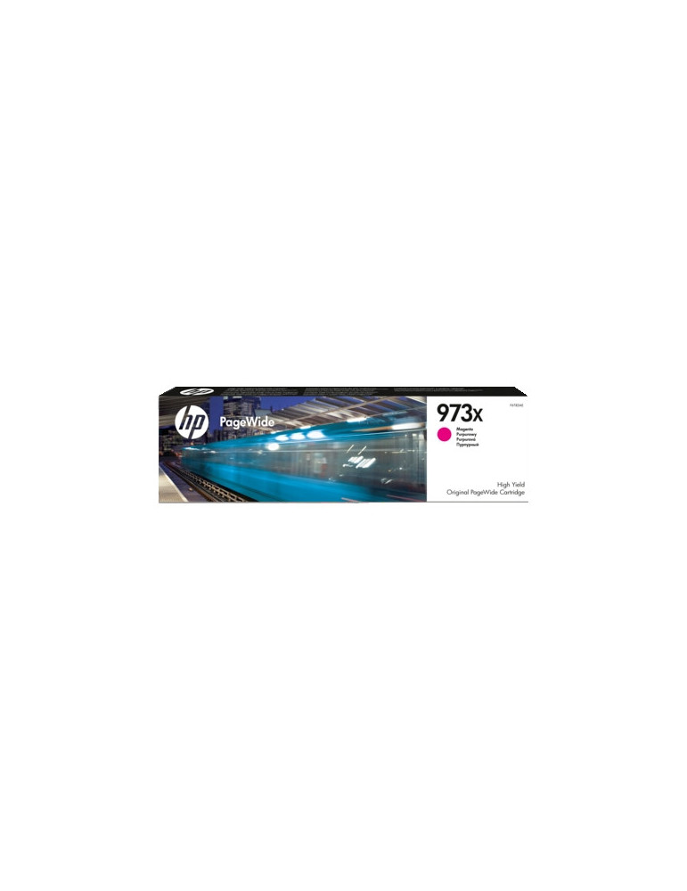 HP 973X High Yield Magenta Original PageWide Cartridge