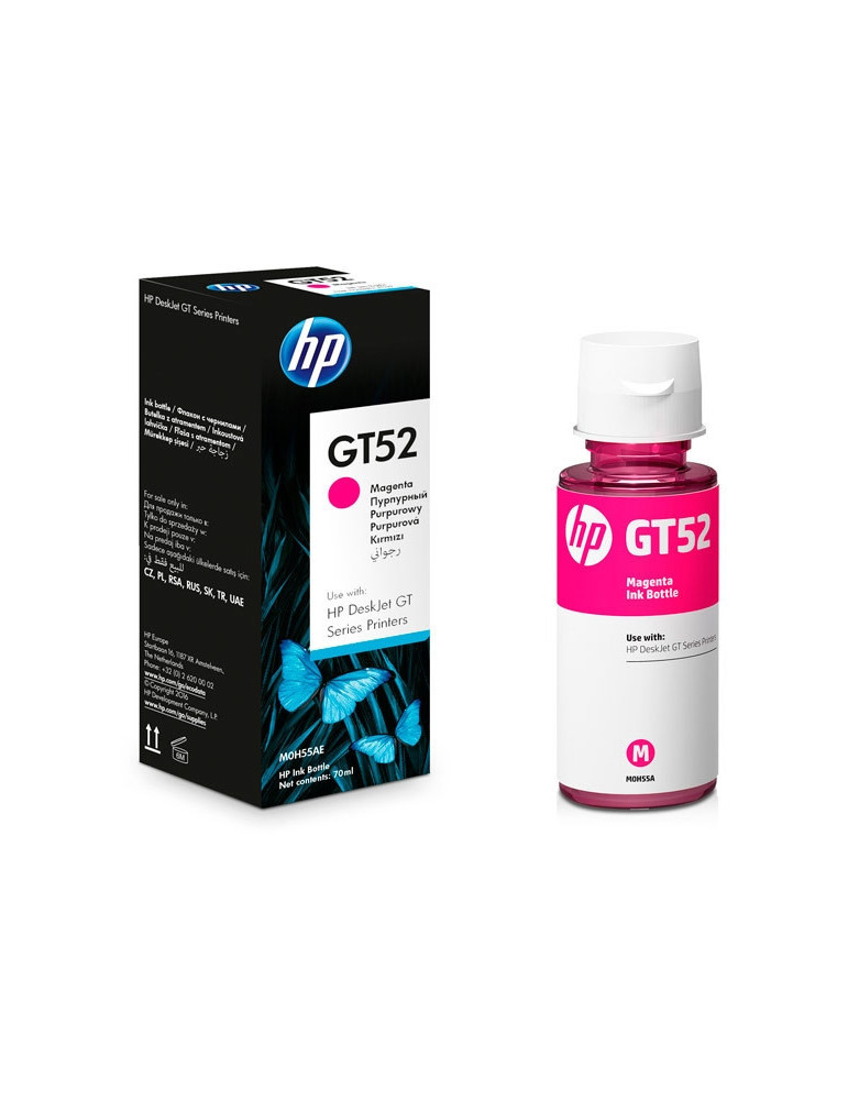 HP GT52 Magenta Original Ink Bottle