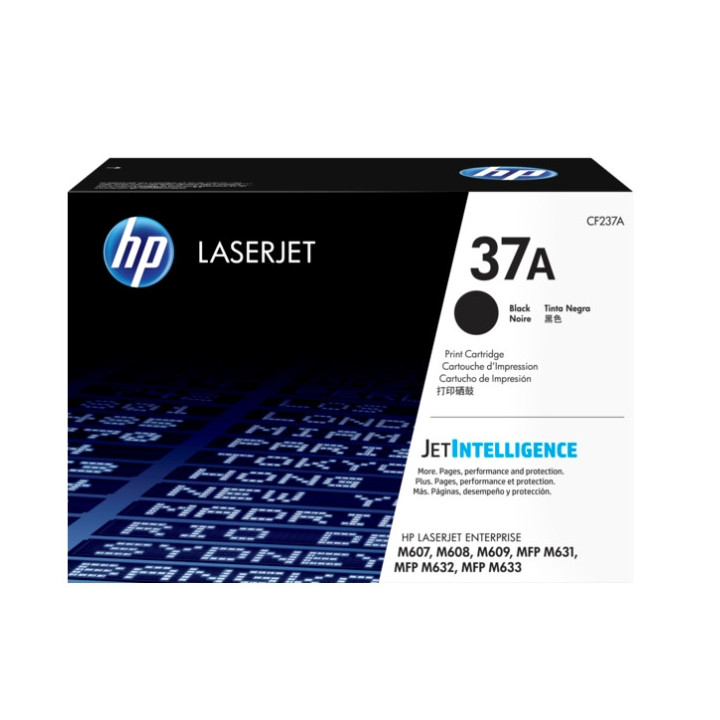 HP 37A Black Original LaserJet Toner Cartridge (CF237A)