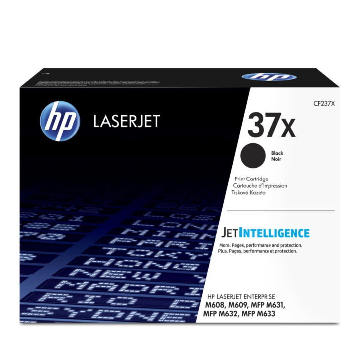 HP 37X High Yield Black Original LaserJet Toner Cartridge (CF237X)