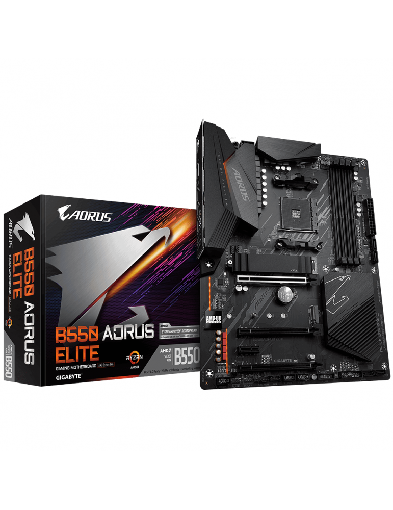 Дънна платка Gigabyte B550 AORUS ELITE V2, RGB Fusion 2.0