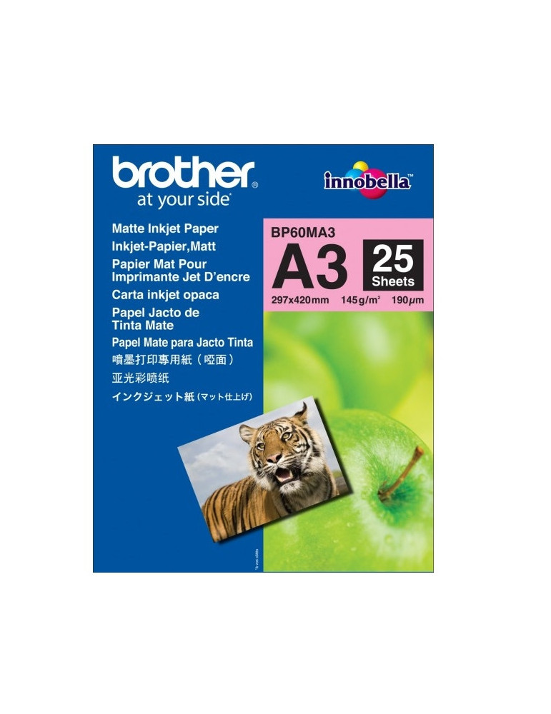 Brother BP-60 A3 Innobella Matt Photo Paper (A3/25 sheets)