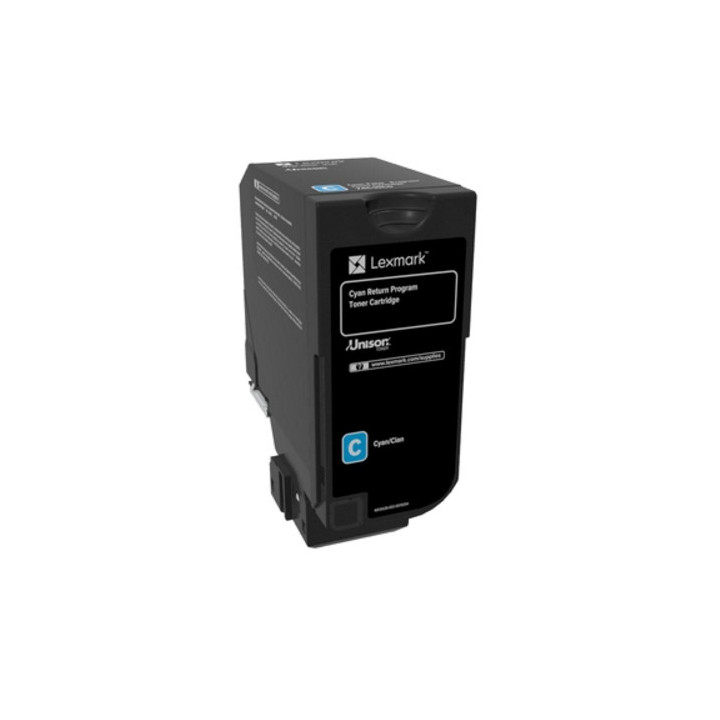 Lexmark Cyan Return Programme Toner Cartridge