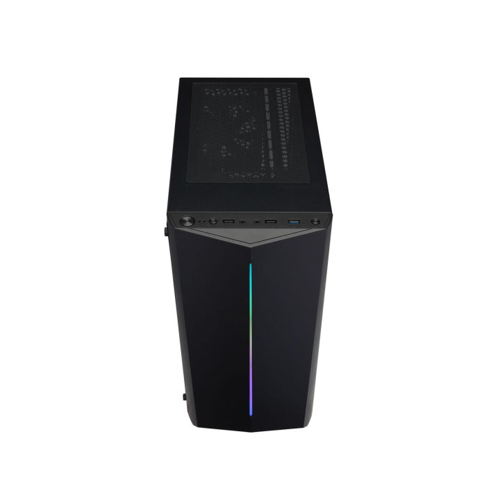 Кутия за компютър Fortron CMT151 TG ARGB, Черен