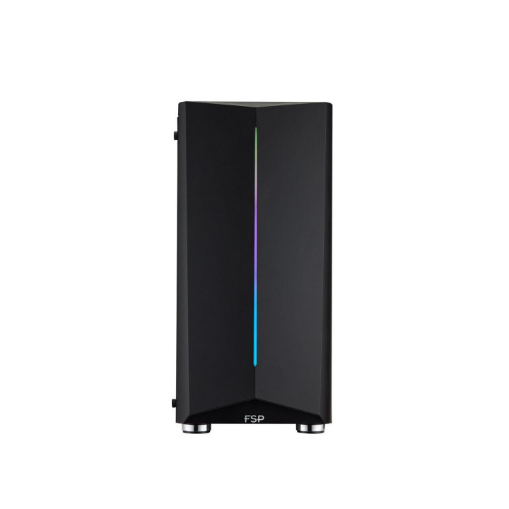 Кутия за компютър Fortron CMT151 TG ARGB, Черен