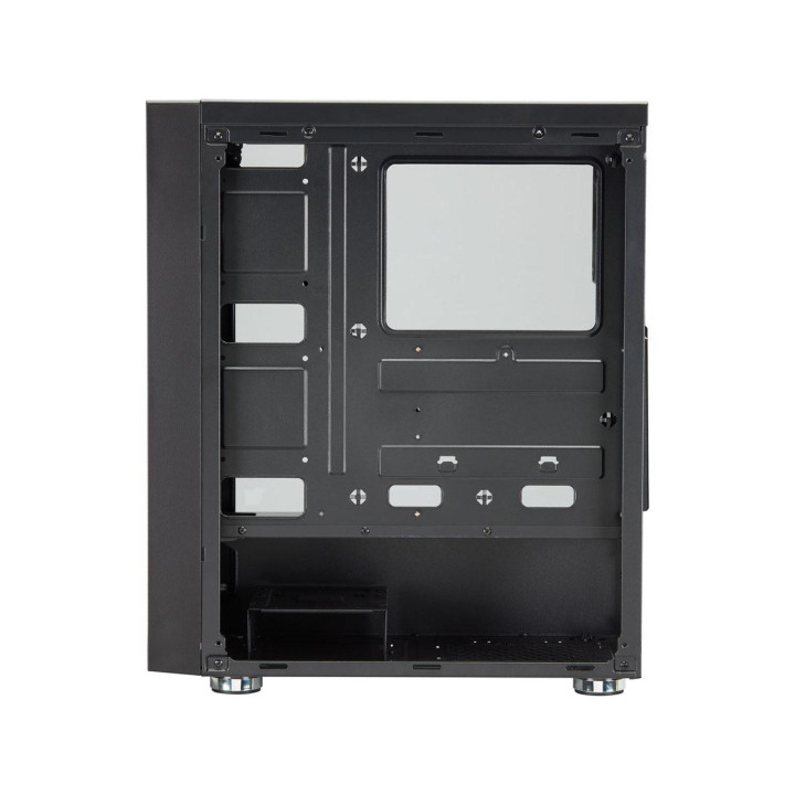 Кутия за компютър Fortron CMT151 TG ARGB, Черен