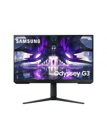 Монитор SAMSUNG Odyssey G3 27", FHD, VA 144Hz, 1 ms, FreeSync, DP, HDMI, Черен - LS27AG300NRXEN