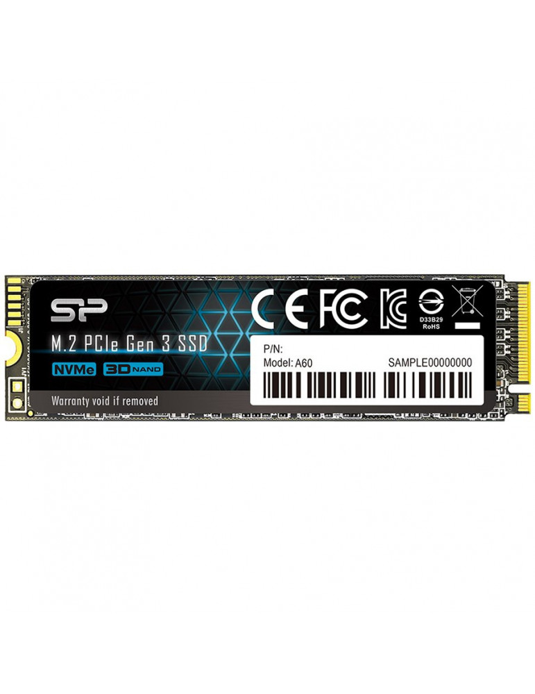 SSD диск 1TB Silicon Power A60 NVMe, 2200/1600 MB/s - SP001TBP34A60M28