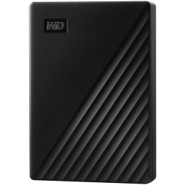 Външен хард диск WD  My Passport 4TB USB 3.2, черен - WDBPKJ0040BBK-WESN