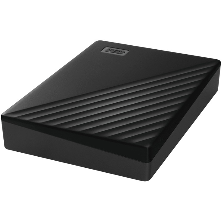 Външен хард диск WD  My Passport 4TB USB 3.2, черен - WDBPKJ0040BBK-WESN