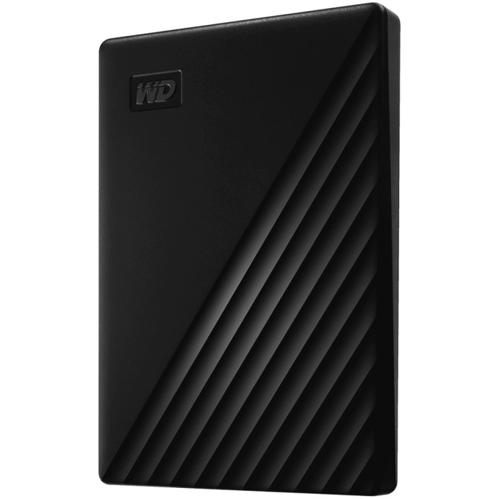 Външен хард диск WD  My Passport 1TB USB 3.2, черен - WDBYVG0010BBK-WESN