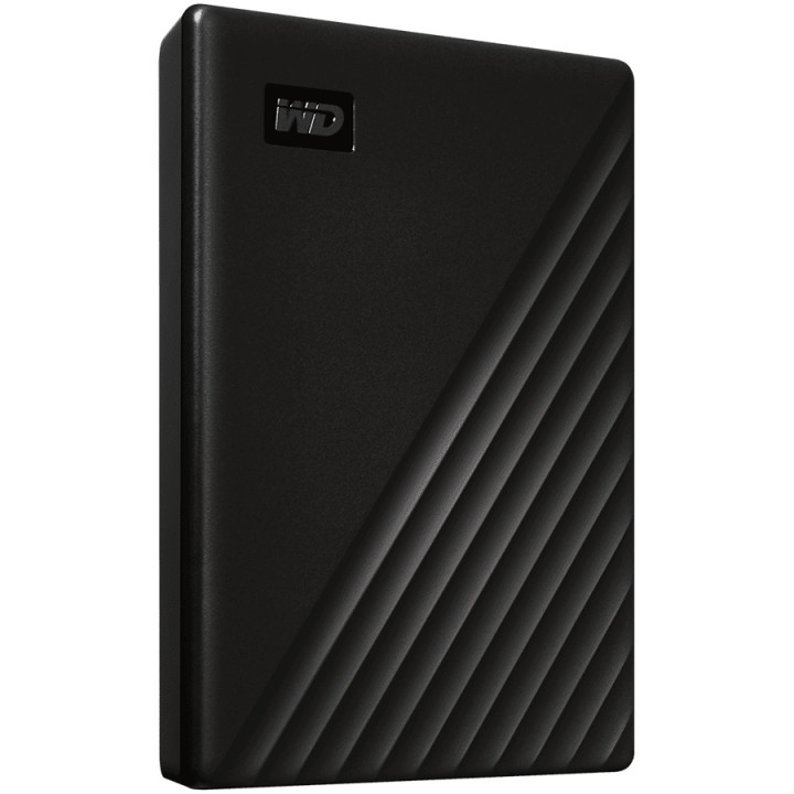 Външен хард диск WD  My Passport 1TB USB 3.2, черен - WDBYVG0010BBK-WESN