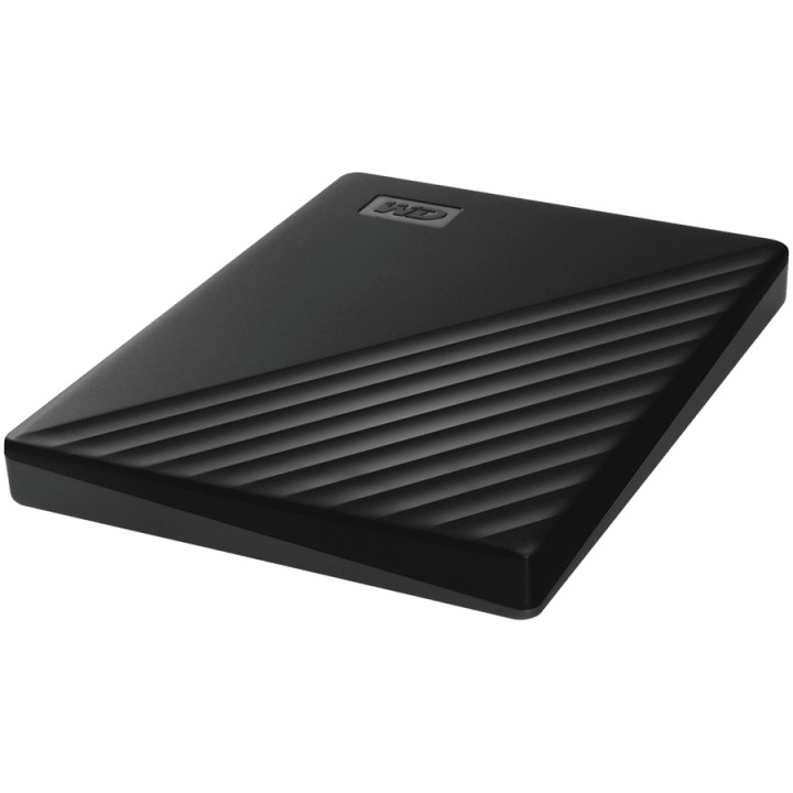 Външен хард диск WD  My Passport 1TB USB 3.2, черен - WDBYVG0010BBK-WESN