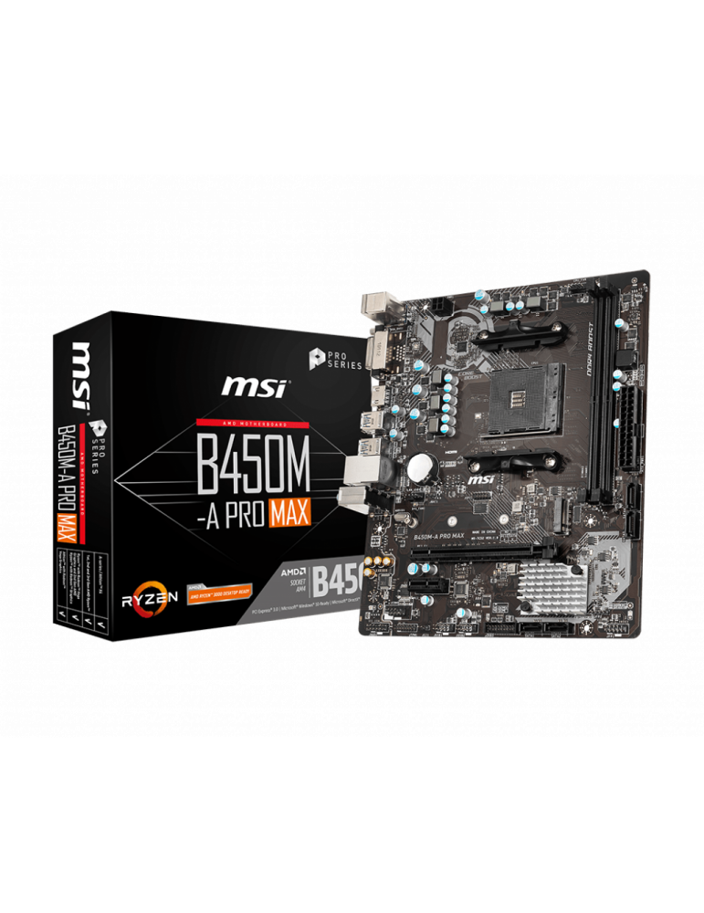 Дънна платка MSI B450M-A PRO MAX - 911-7C52-002
