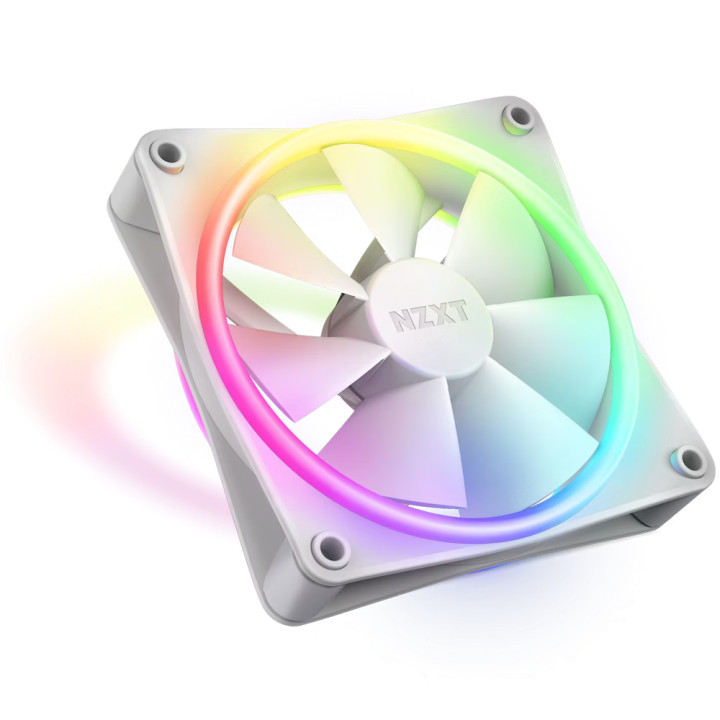 Вентилатор NZXT F120 RGB Duo, Бял - RF-D12SF-W1