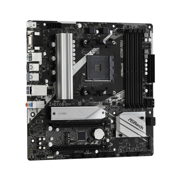 Дънна платка AsRock A520M PRO4