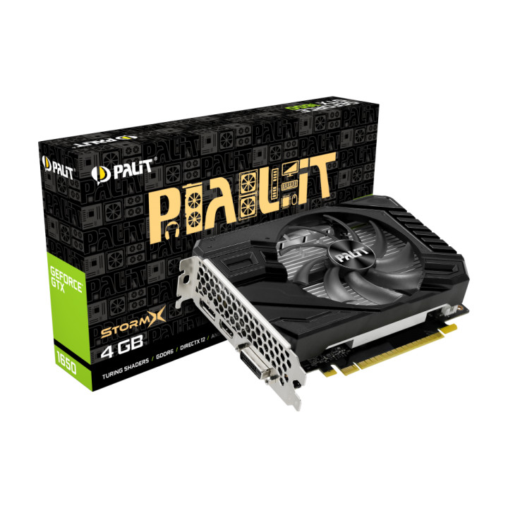 Видео карта Palit GTX 1650 STORMX 4GB D6 - NE61650018G1-166F