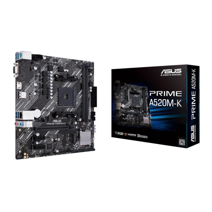 Дънна платка Asus PRIME A520M-K - 90MB1500-M0EAY0