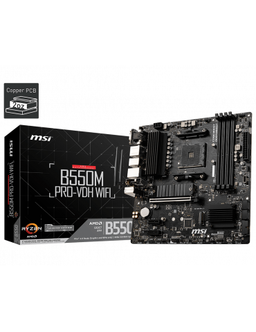 Дънна платка MSI B550M PRO-VDH WiFi - 911-7C95-008