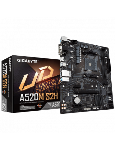 Дънна платка Gigabyte A520M S2H