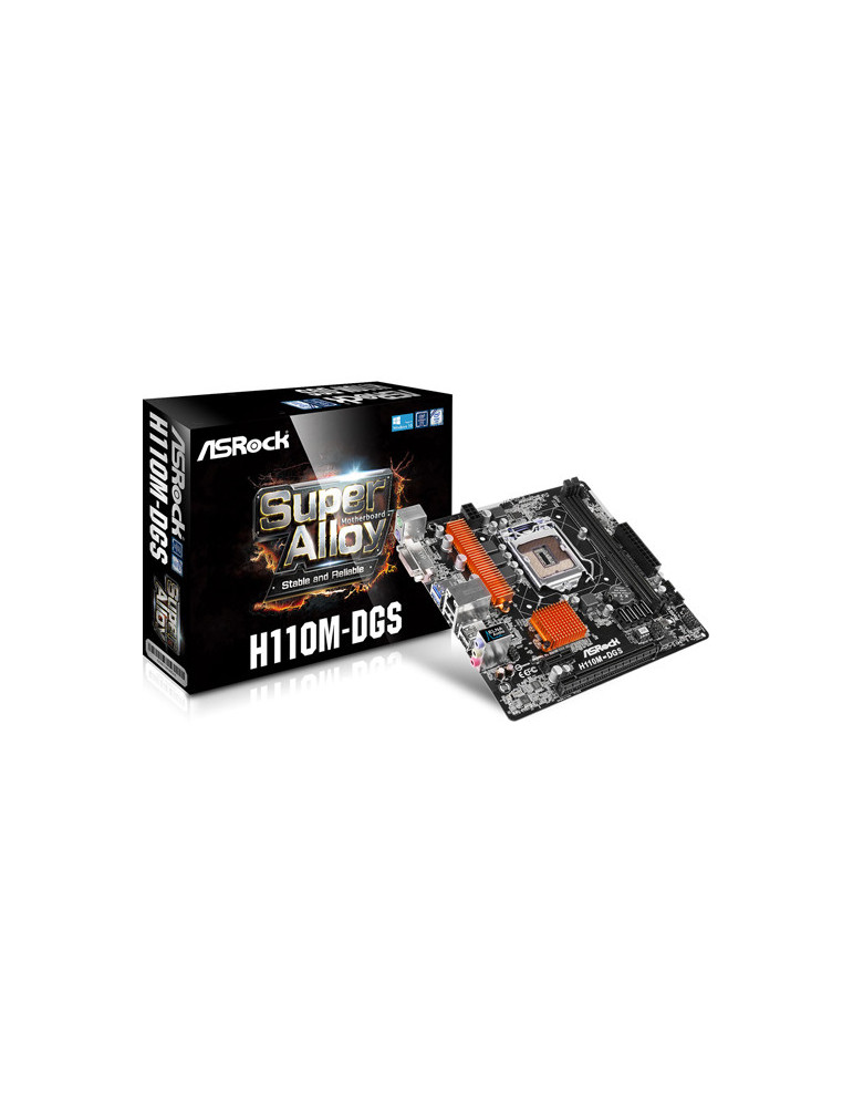 Дънна платка Asrock H110M-DGS LGA1151