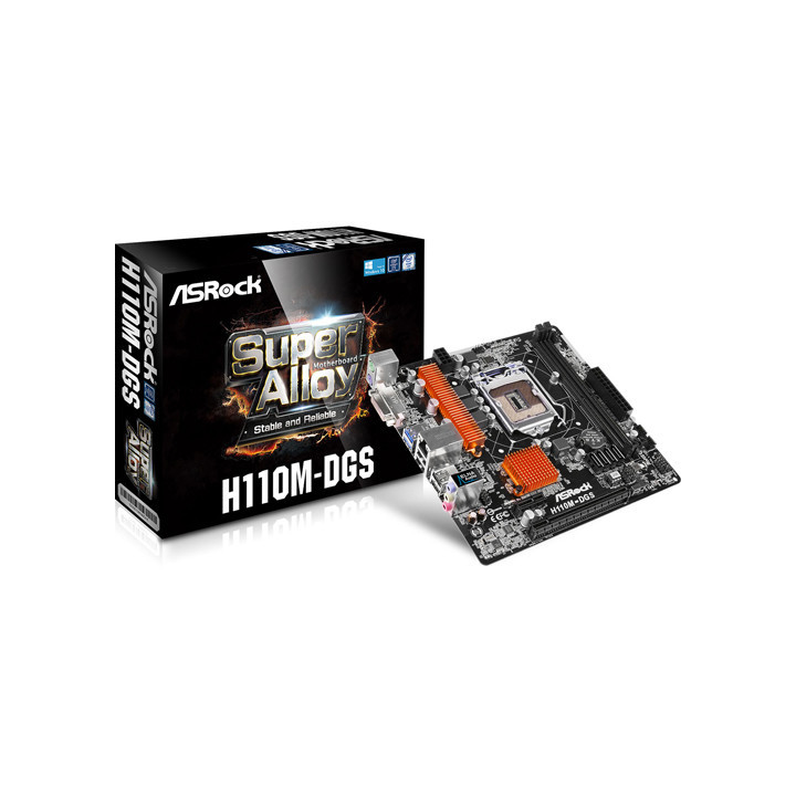 Дънна платка Asrock H110M-DGS LGA1151