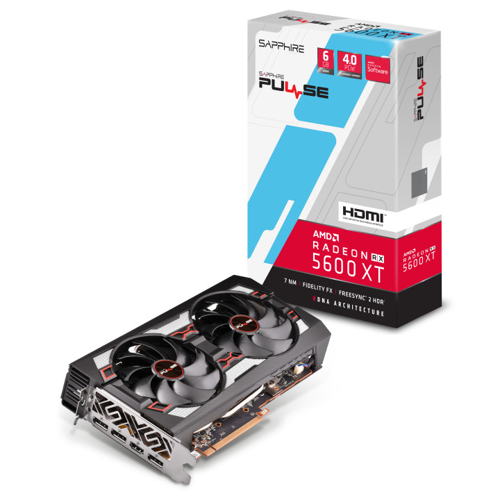 Видео карта Sapphire PULSE AMD Radeon RX 5600 XT 6GB - 11296-01-20G