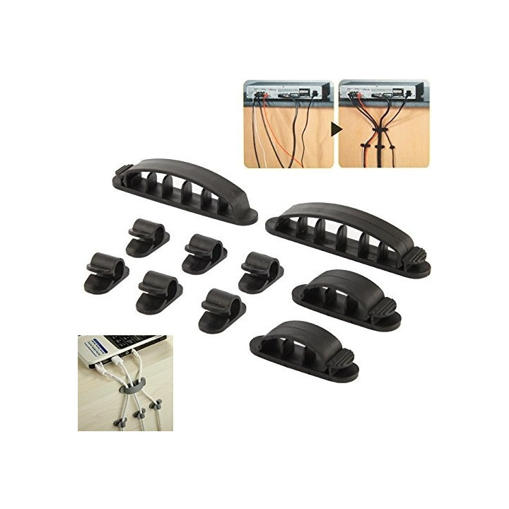Комплект държачи за кабели Makki комплект държачи за кабели Cable Organizer KIT - MAKKI-CLAMPS-S1