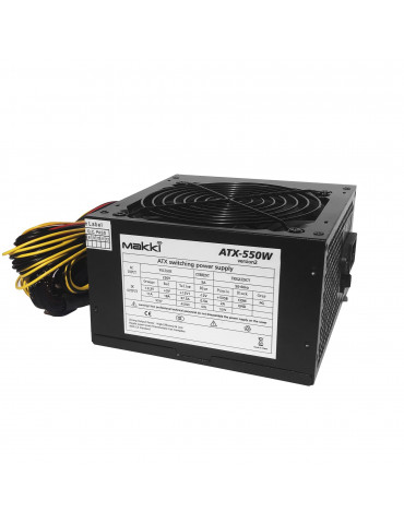 Захранване Makki 550W PFC Version 2 - MAKKI-ATX-550V2