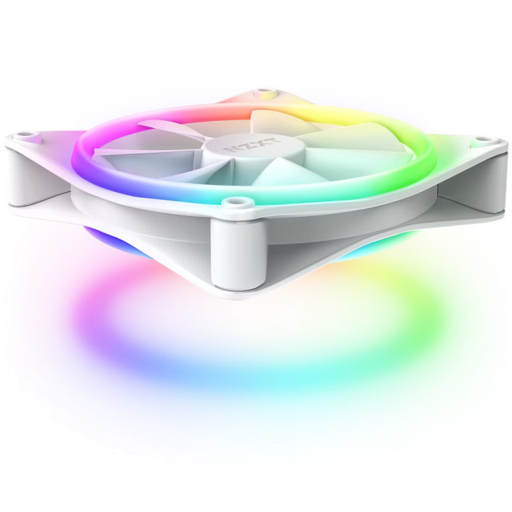 Вентилатор NZXT F120 RGB Duo, Бял - RF-D12SF-W1