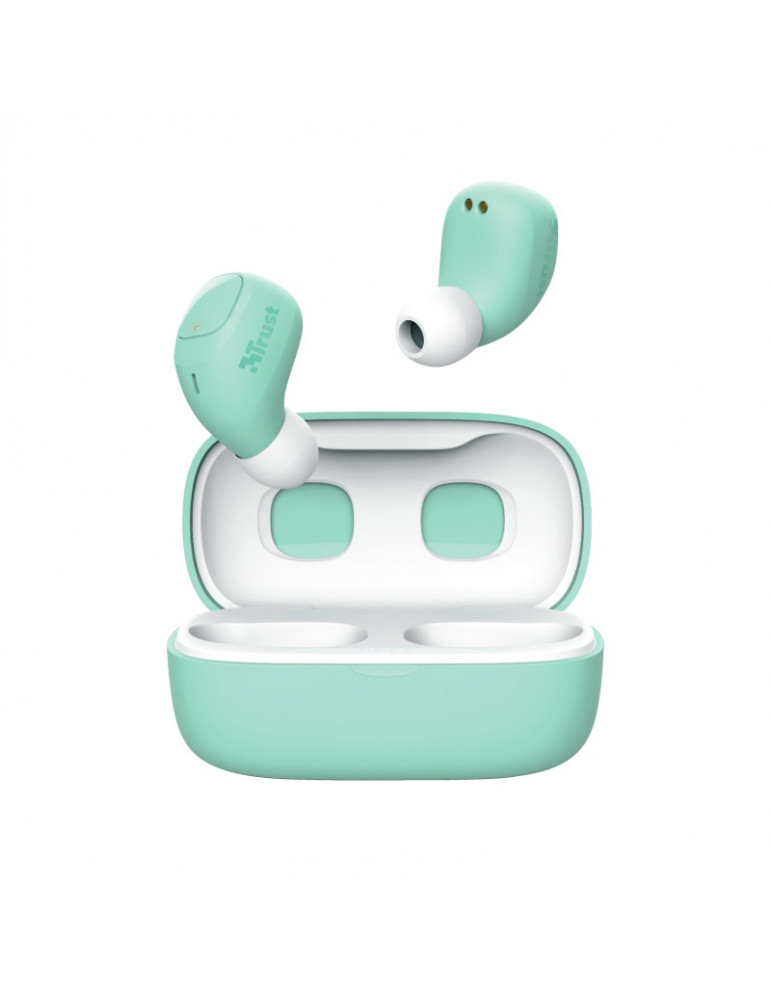 Безжични слушалки Trust Nika Compact Bluetooth Earphones Mint