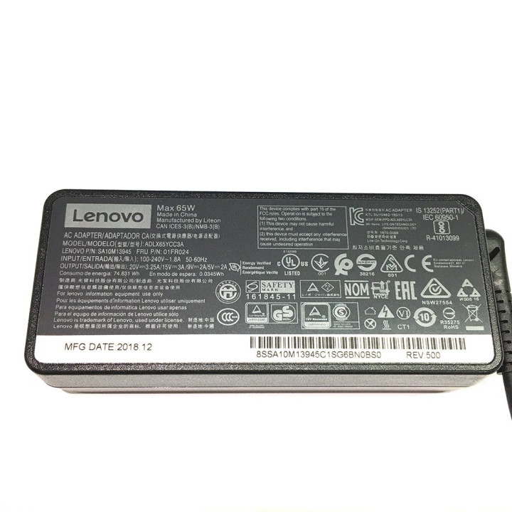 Зарядно за лаптоп Makki LENOVO ADLX65YCC3A - 65W Type-C - MAKKI-NA-LE-42