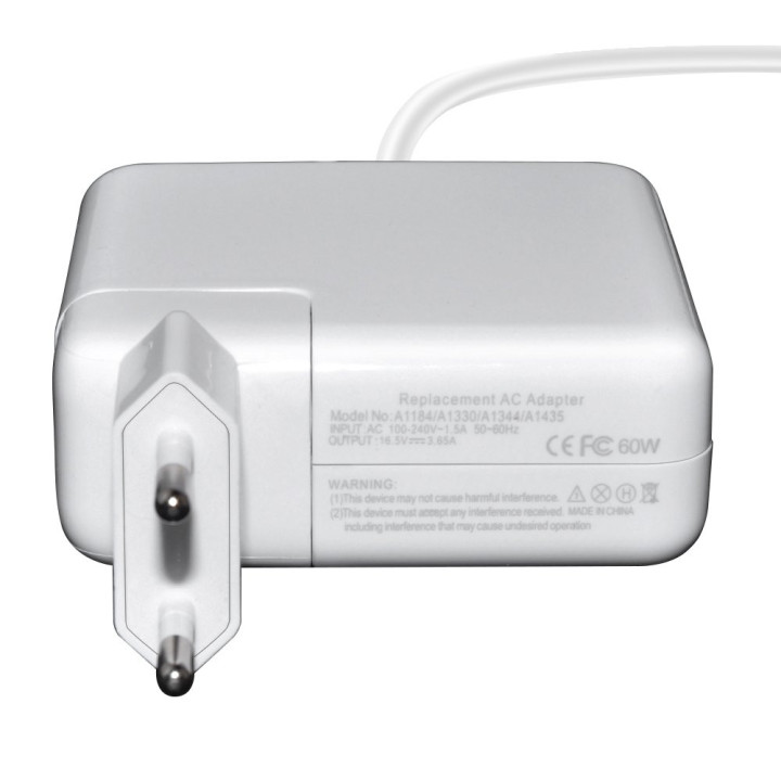 Зарядно за лаптоп заместител Makki Apple - 16.5V 3.65A 60W T tip G2 MagSafe2 - MAKKI-NA-AP-34