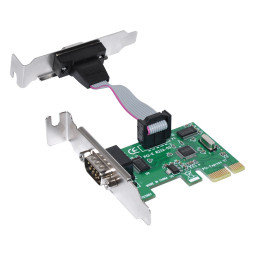 Нископрофилна карта Makki Low Profile PCI-E card to 2 x Serial port - MAKKI-PCIE-SERIAL-LP