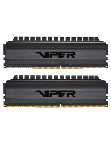RAM памет Patriot 16GB (2x8GB) 3600MHz Viper 4 Blackout - PVB416G360C8K